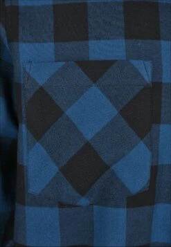 URBAN CLASSICS Checked Flanell- Camisa - Blue/Black -Blen Ropa Comercio 50229551593e484b87fdd26f34392a53
