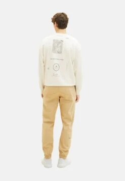 TOM TAILOR Denim Jogger - Pantalones Deportivos - Brown Rice -Blen Ropa Comercio 50a76289ae744dd9b9742ad455fabb5f