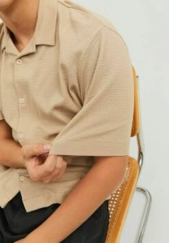 JACK&JONES Premium Kurzarm Freizeit - Camisa - White Pepper -Blen Ropa Comercio 5290d8ca2fa3451287c375a6d940257c