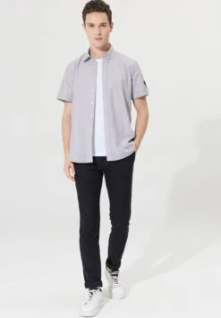 Painted - Camisa - Grey/White -Blen Ropa Comercio 530195560bce4c8a86de0e6da6ffd696