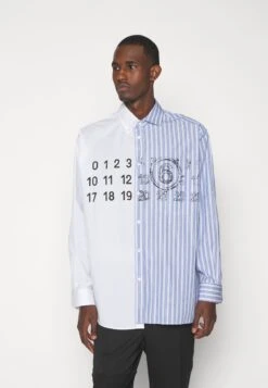 MM6 Maison Margiela Long Sleeved Unisex - Camisa - Blue/White -Blen Ropa Comercio 53185d542d9a4b7ebe03a43e2d11f6b9