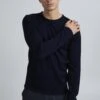 CASUAL FRIDAY Cfkent Merino Crew Neck Knit - Jersey De Punto - Navy