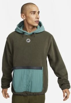 Nike Sportswear Hoody Polar - Jersey Con Capucha - Khaki