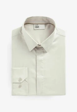 Next Edit Stretch Single Cuff - Camisa - Neutral Brown -Blen Ropa Comercio 57543ee7a3384bae9e194bdf194500a4