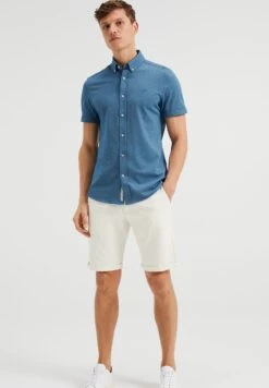 WE FASHION Slim Fit - Camisa - Blue -Blen Ropa Comercio 5872b39389214eb09c97296575f2f925