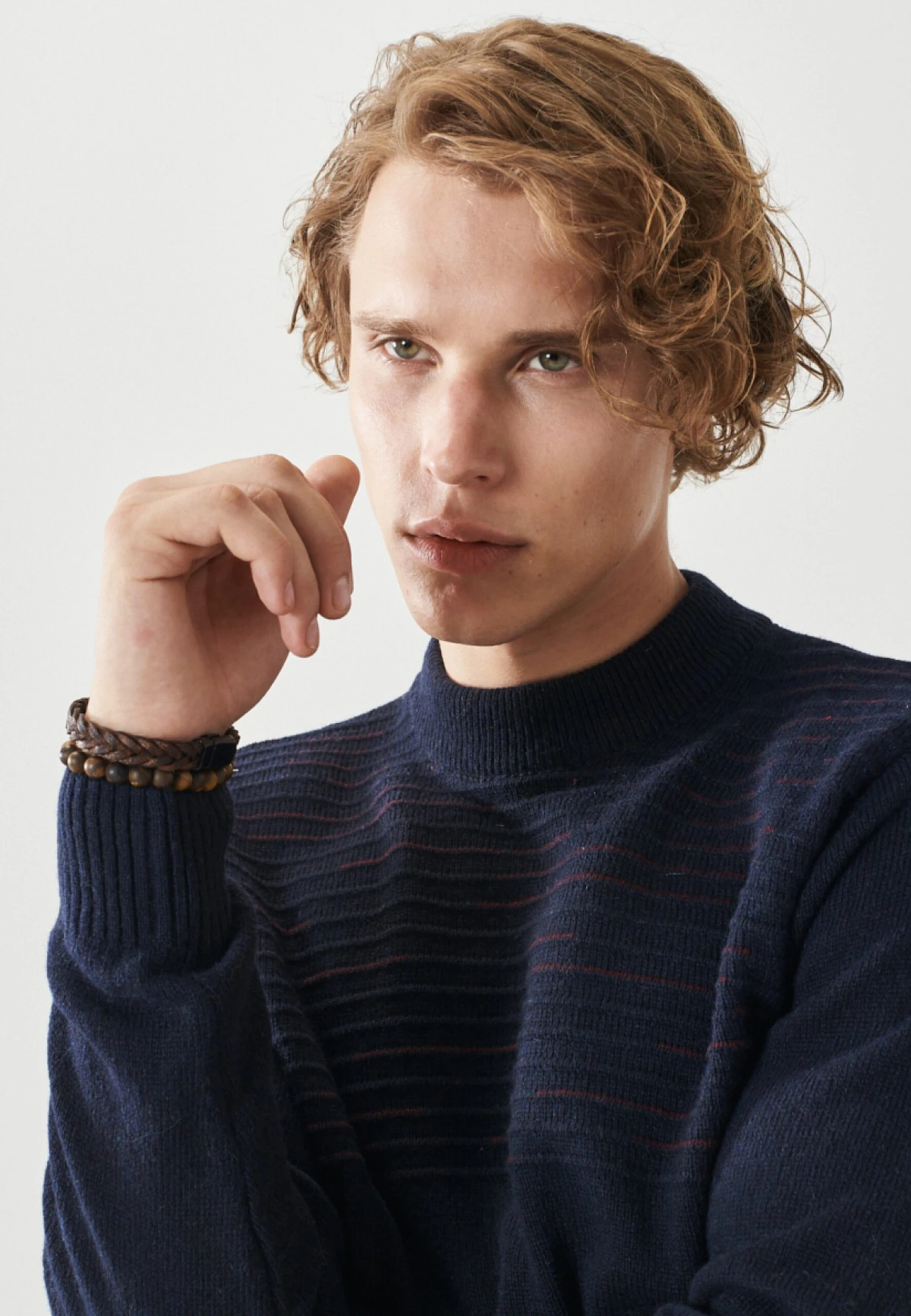 Standard Fit - Jersey De Punto - Navy Blue Burgundy 6 Standard Fit - Jersey De Punto - Navy Blue Burgundy - Imagen 4