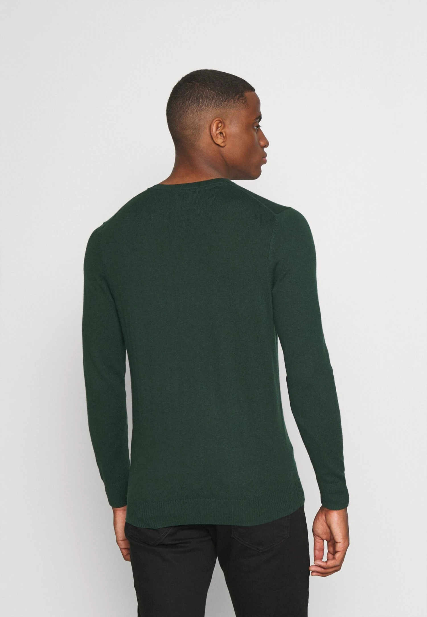 Lyle & Scott Crew Neck Jumper - Jersey De Punto - Dark Green 4 Lyle & Scott Crew Neck Jumper - Jersey De Punto - Dark Green - Imagen 3