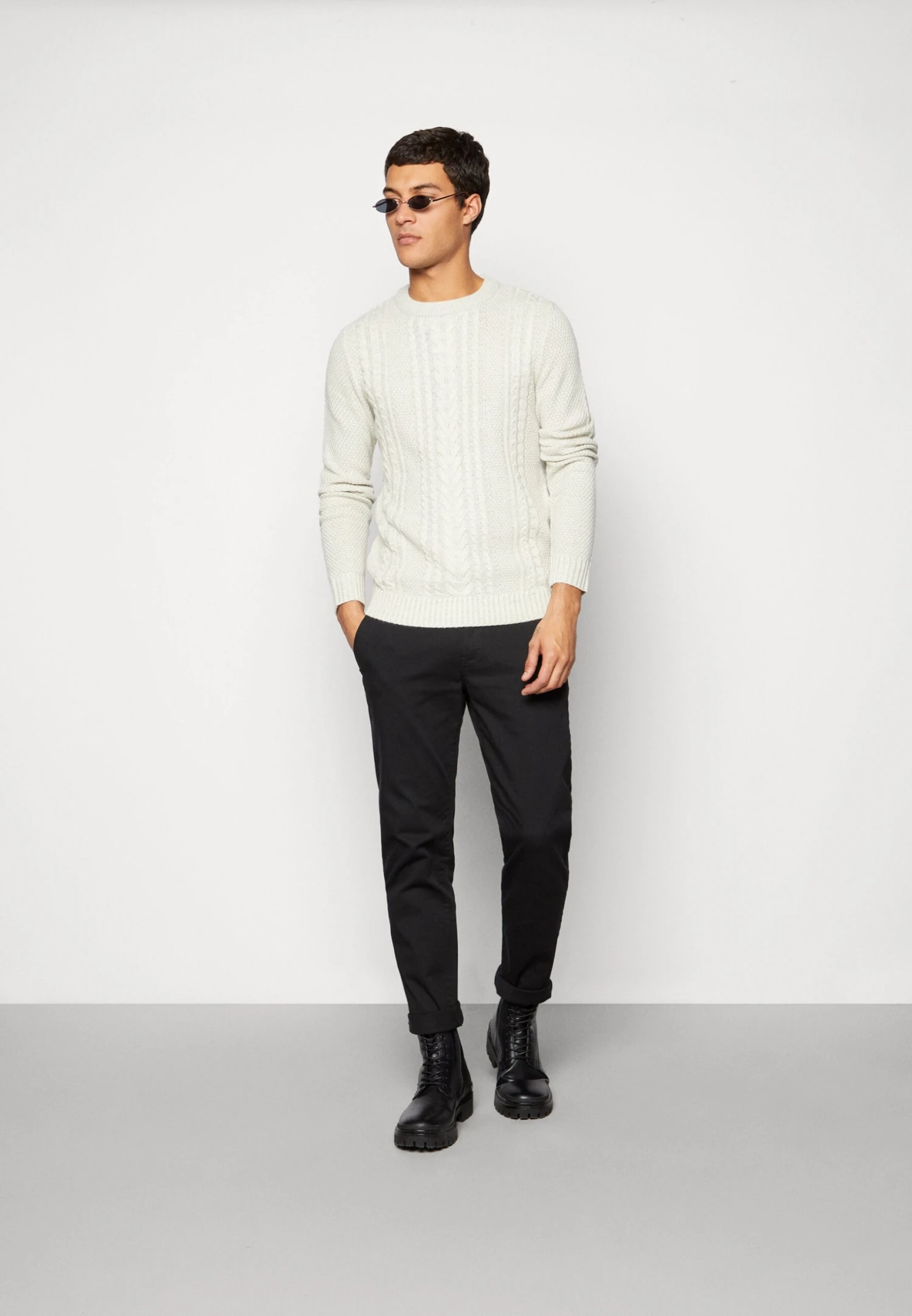 Jack & Jones Jjcraig Crew Neck- Jersey De Punto - White 4 Jack & Jones Jjcraig Crew Neck- Jersey De Punto - White - Imagen 2