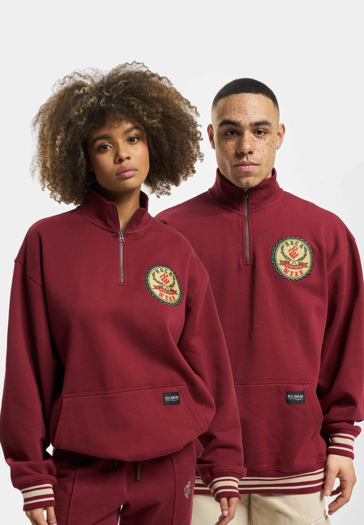 ROCAWEAR Duke- Sudadera - Burgundy 3 ROCAWEAR Duke- Sudadera - Burgundy