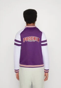 BRAVE SOUL Chaquetas Bomber - Purple/White -Blen Ropa Comercio 697b647899824907b727e2110cc0f655