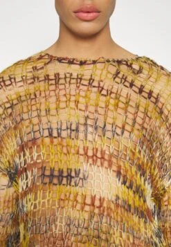 Jaded London Ambra Twisted Loose Jumper - Jersey De Punto - Mustard -Blen Ropa Comercio 6a021241ddb447ef89af5c86a06d7956