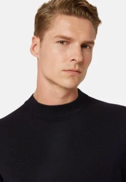 Mock Polo Neck- Jersey De Punto - Navy Blue -Blen Ropa Comercio 6b687d6e6de04e4d9a5737db4050f7f0