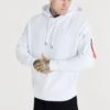 SikSilk Overhead Flight Hoodie - Sudadera - White