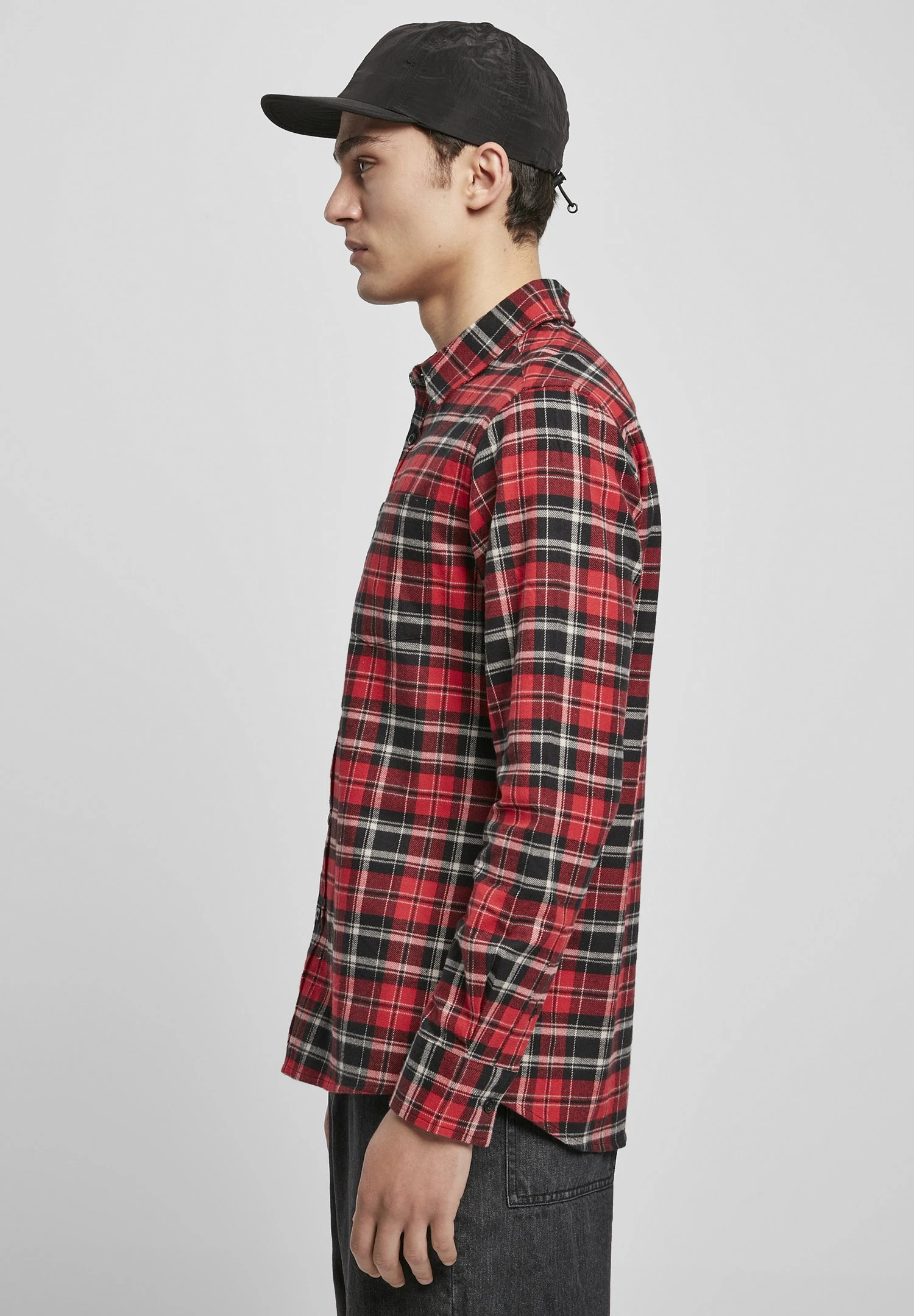 URBAN CLASSICS Roots - Camisa - Red/Black/White 7 URBAN CLASSICS Roots - Camisa - Red/Black/White - Imagen 5