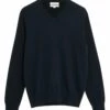 Marks & Spencer Pure Cotton V-Neck Sweater - Jersey De Punto - Navy -Blen Ropa Comercio 6e00c2d11a1e4648a7f006124c31bf52