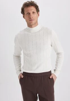 DeFacto Slim Fit- Jersey De Punto - Ecru -Blen Ropa Comercio 6e66a6a70c774867ac6f2274ec9115c0