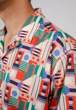 Brava Fabrics Artisan Aloha Passion - Camisa - Red -Blen Ropa Comercio 6ec0f1876e90483cbe72df10458235fb