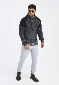 Jersey De Punto - Schwarz-Ecru -Blen Ropa Comercio 6f462c03d60543d5ae73566452703cd9