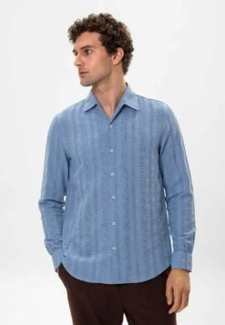 Patterned - Camisa - Light Blue