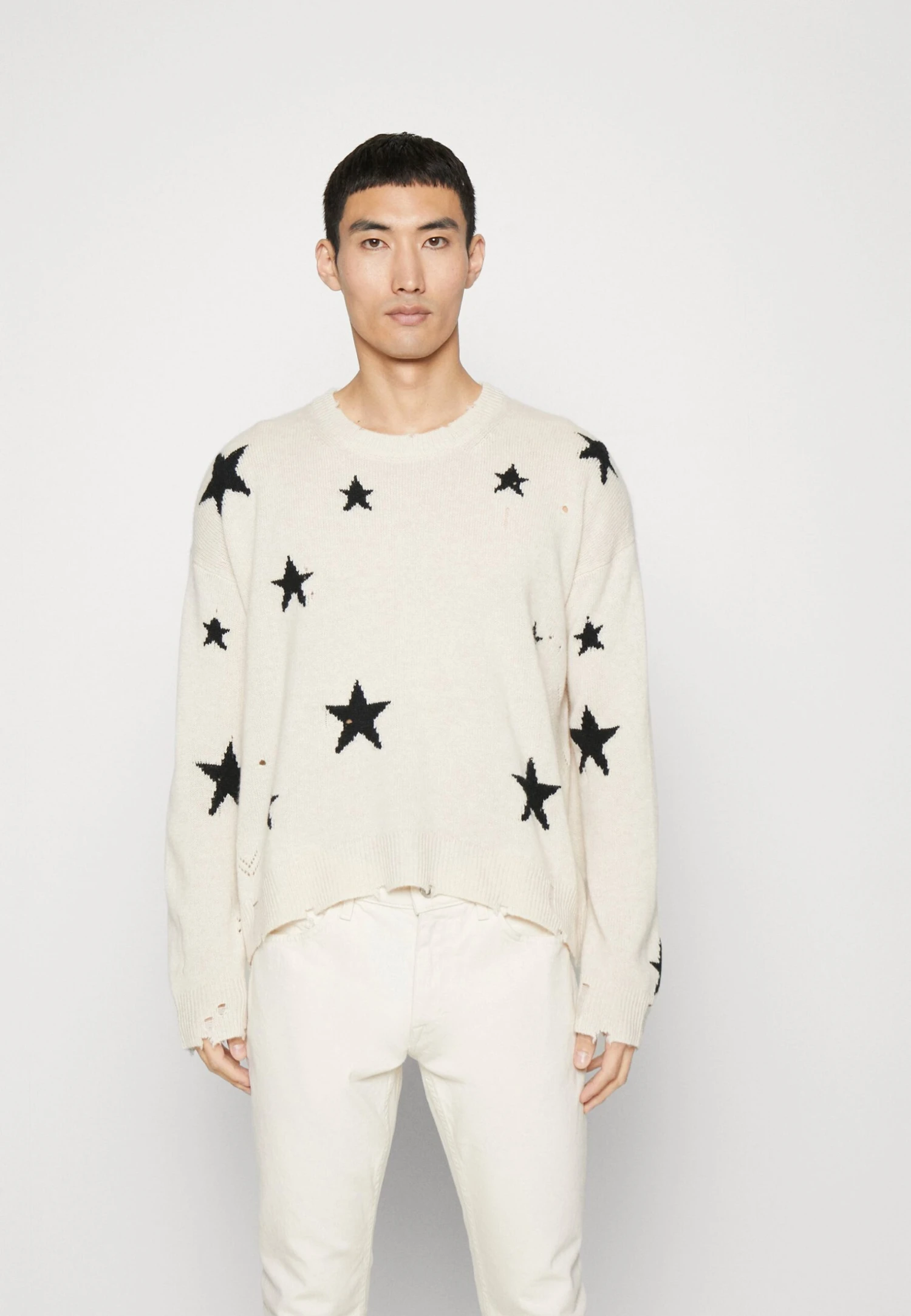 Zadig & Voltaire Markus Stars Destroy - Jersey De Punto - Sugar 3 Zadig & Voltaire Markus Stars Destroy - Jersey De Punto - Sugar