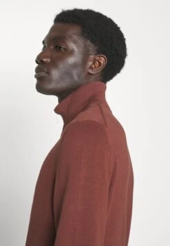 Marc O'Polo Troyer Long Sleeve Zipped - Jersey De Punto - Crimson Brown -Blen Ropa Comercio 791f4be321514b3b932dde9aadaeb2b3