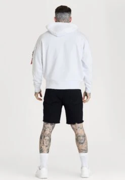 SikSilk Overhead Flight Hoodie - Sudadera - White -Blen Ropa Comercio 7c3bd7be04484defa2abab7d1e68f97d