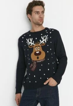 Trendyol Christmas - Jersey De Punto - Navy Blue 13 Trendyol Christmas - Jersey De Punto - Navy Blue -Blen Ropa Comercio 7ead24d8e76544dc9f11b60a31d4292b