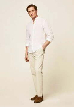 Hackett London Garment Dyed P - Camisa - White -Blen Ropa Comercio 8048591bd6424b8a83531924bc380868