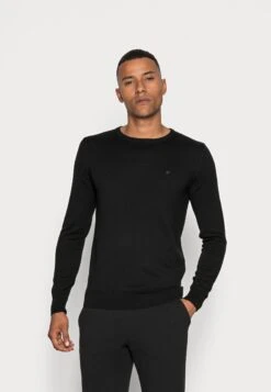Tom Tailor Basic Crew Neck - Jersey De Punto - Black
