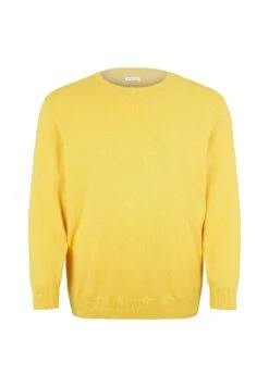 Tom Tailor Plus Basic - Jersey De Punto - Pleasant Yellow Melange