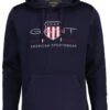 Gant Plus Reg Archive Shield - Jersey Con Capucha - Evening Blue -Blen Ropa Comercio 83ae8f0802bb4e71a618f860c23d64a1