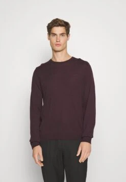 Boss Leno - Jersey De Punto - Dark Red Three