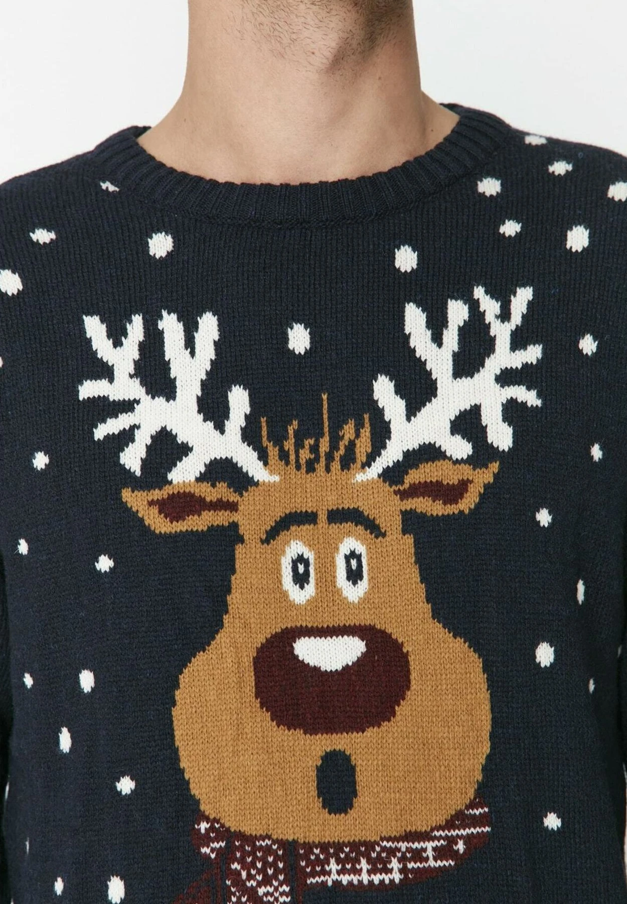 Trendyol Christmas - Jersey De Punto - Navy Blue 5 Trendyol Christmas - Jersey De Punto - Navy Blue - Imagen 3