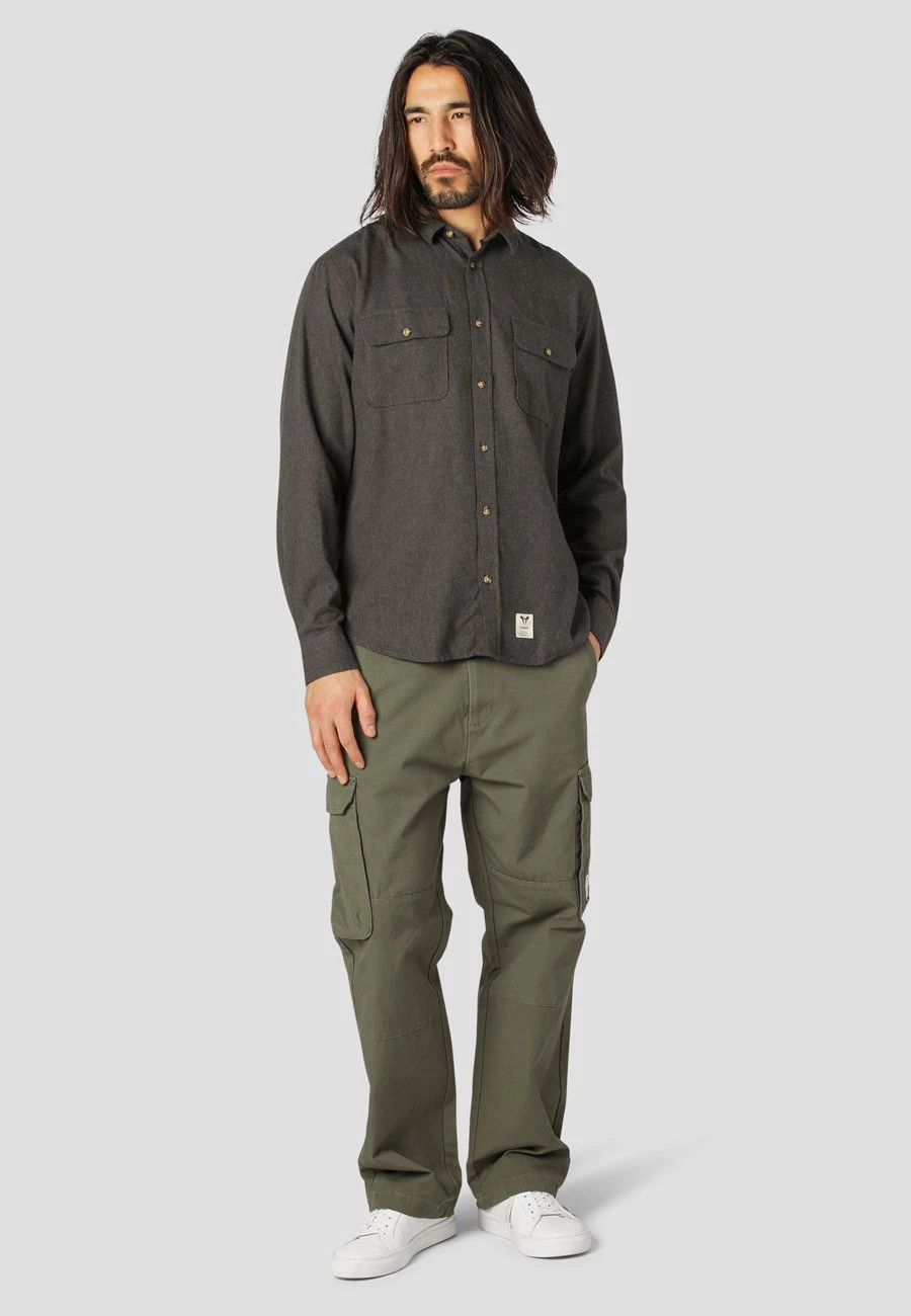 Fat Moose Glenn- Camisa - Dark Grey 4 Fat Moose Glenn- Camisa - Dark Grey - Imagen 2