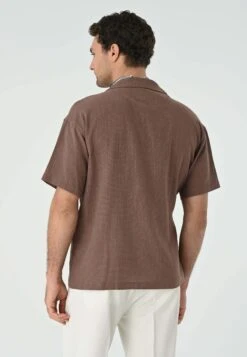 Side Tie - Camisa - Light Brown -Blen Ropa Comercio 85c6e0fdf3f4489eb3cc6f0e46cc590a