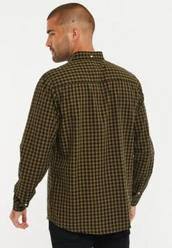 Threadbare Luca - Camisa - Gingham Uniform Green Check -Blen Ropa Comercio 8689a0cd0ab3462cbac9d6e727cb220f