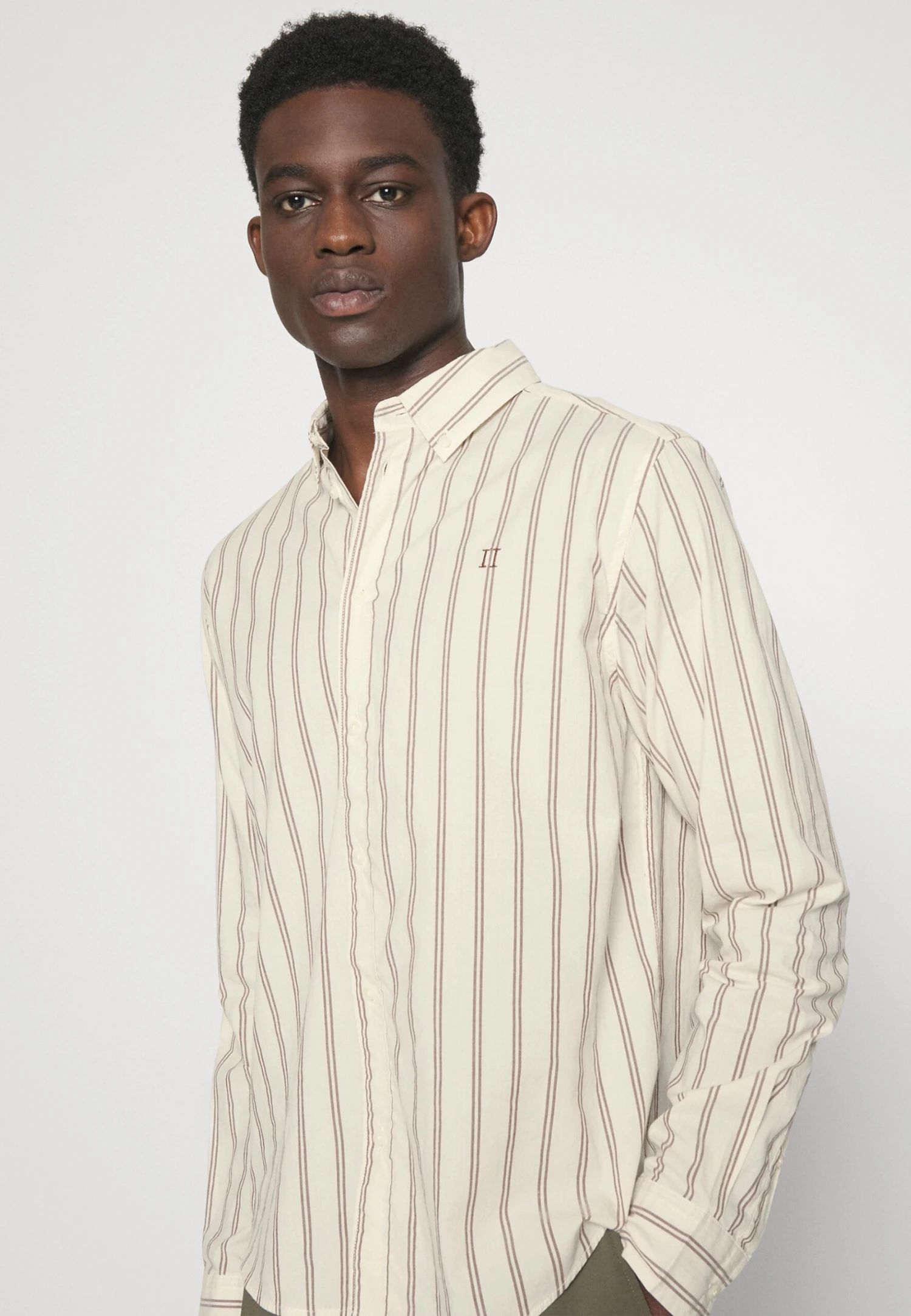 Les Deux Kristian- Camisa - Ivory/Warm Brown 6 Les Deux Kristian- Camisa - Ivory/Warm Brown - Imagen 4