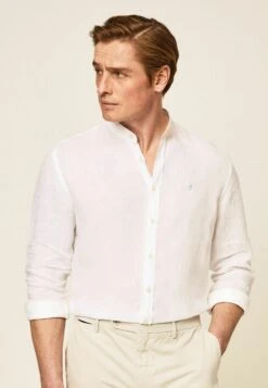 Hackett London Garment Dyed P - Camisa - White -Blen Ropa Comercio 8dce827bfcb94075bbf7bf27cd60b245