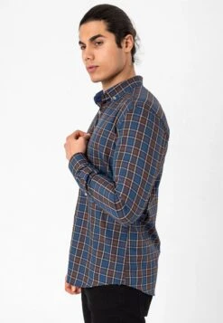 Daniel - Camisa - Navy Brown -Blen Ropa Comercio 8dfa6318ea384a27aa88bd8ca4dcc49d