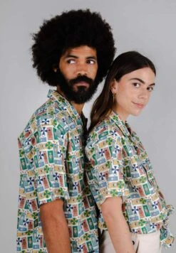 Brava Fabrics Unisex - Camisa - Multicoloured -Blen Ropa Comercio 91a45dc33c1a48c1a8f37e6b8b590305