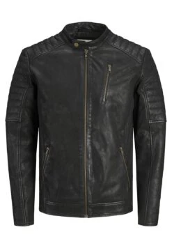 Blen Ropa Comercio 28 Jack & Jones Jwhrichard - Chaqueta De Cuero - Black