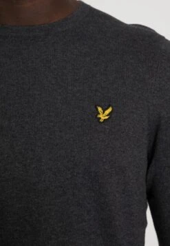 Lyle & Scott Crew Neck Jumper - Jersey De Punto - Charcoal Marl -Blen Ropa Comercio 96f267d4d7834d95824abf064aa75514