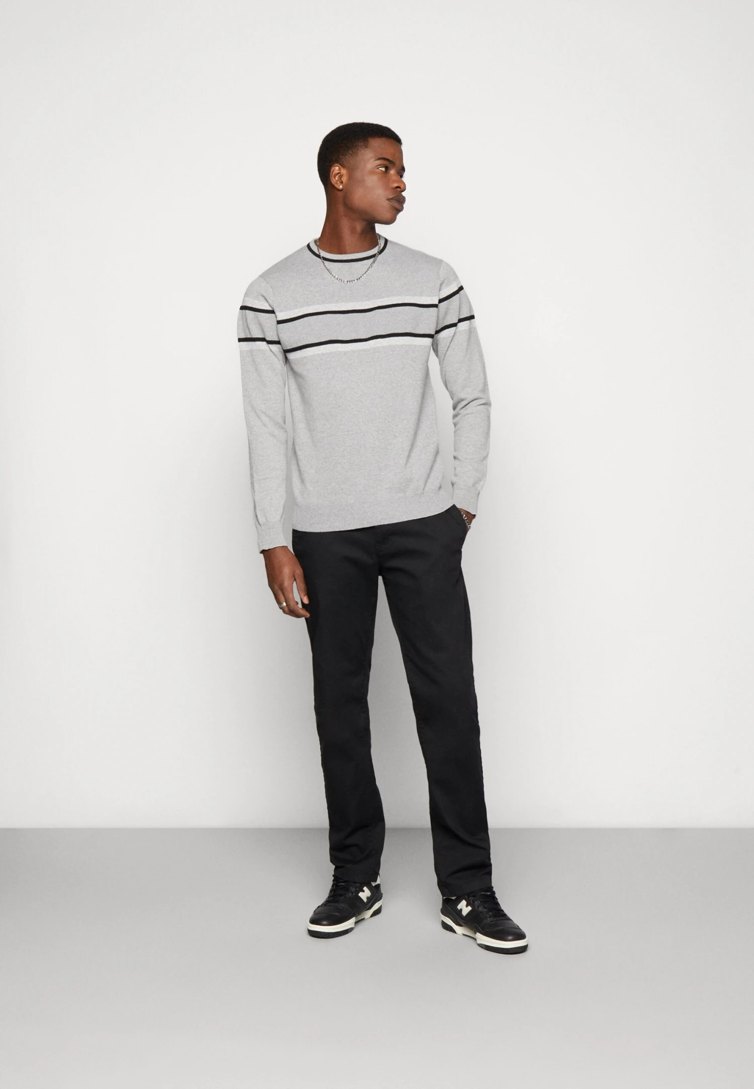 BRAVE SOUL Capella - Jersey De Punto - Grey 4 BRAVE SOUL Capella - Jersey De Punto - Grey - Imagen 2