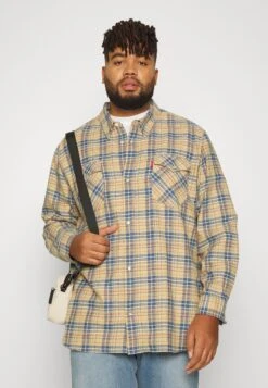Levi's® Plus Big Relaxed Fit Western - Camisa - Beige/Blue -Blen Ropa Comercio 99de6ce96fdf417aa5fd7f75599b822a