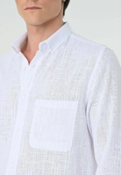 Casual- Camisa - Ecru -Blen Ropa Comercio 9e11f4c7d5754b33a8dba9fb4c0b2f6e