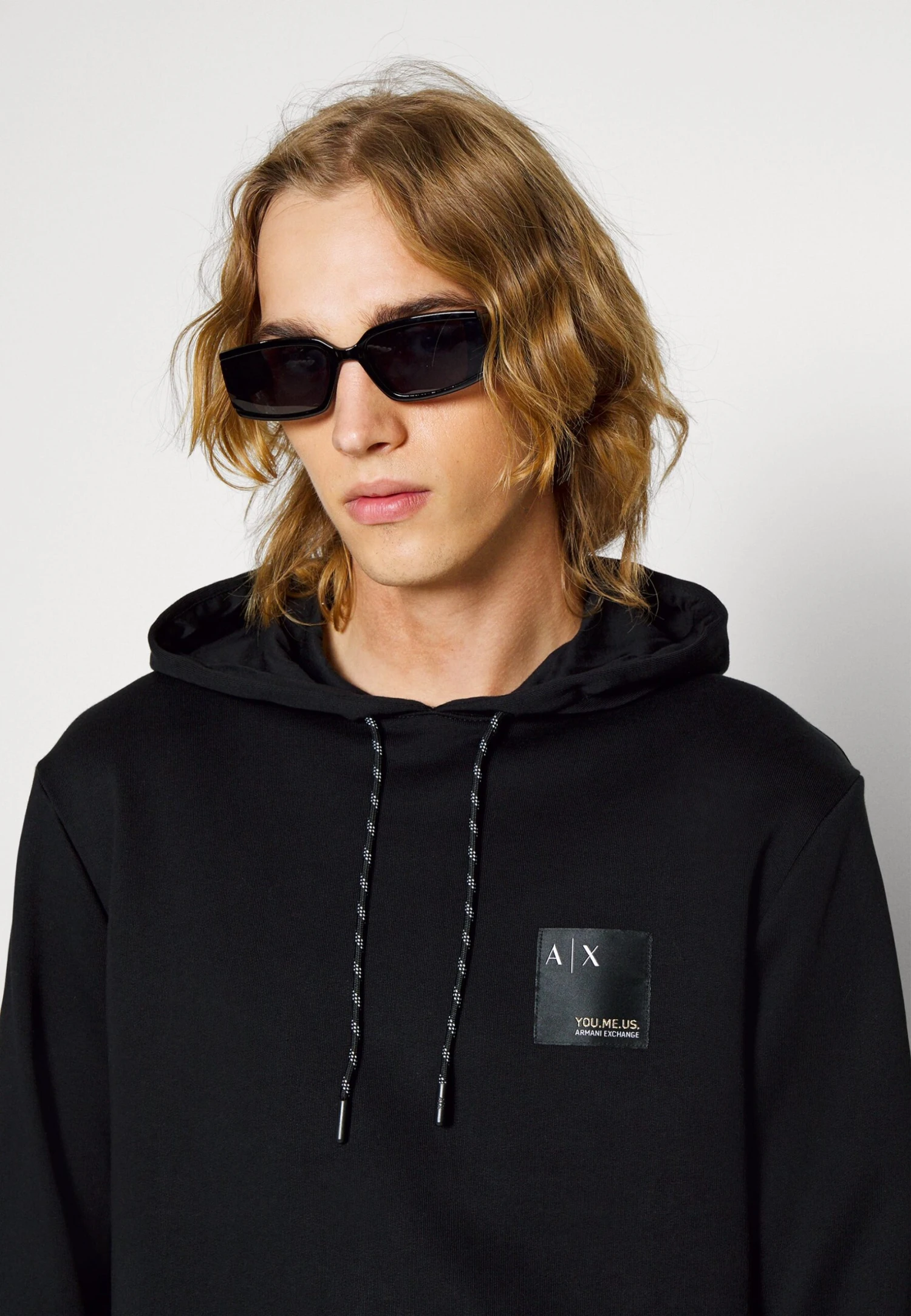 Armani Exchange Felpa - Jersey Con Capucha - Black 6 Armani Exchange Felpa - Jersey Con Capucha - Black - Imagen 4