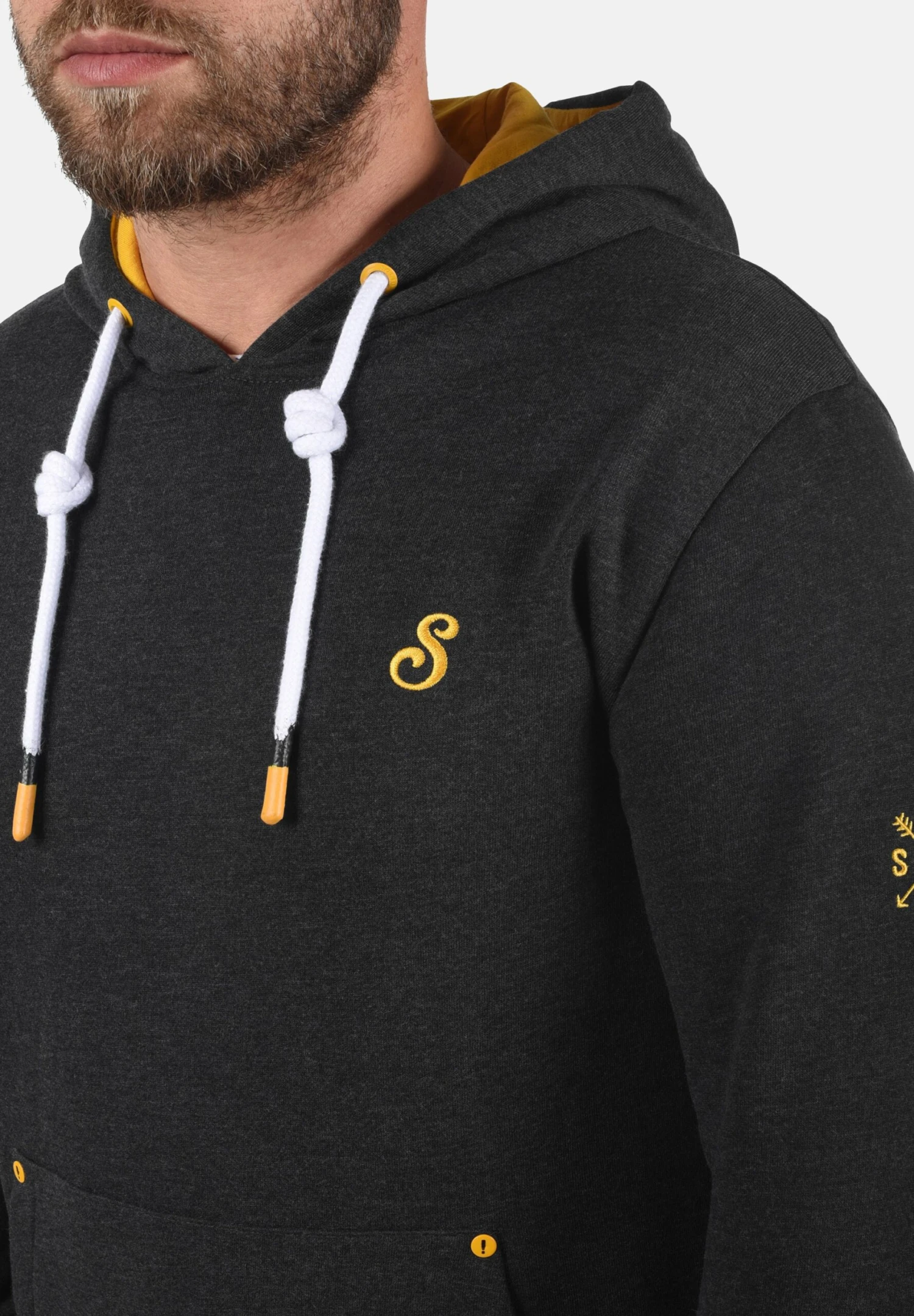 Solid Sdkenan - Sudadera - Dark Grey Melange 6 Solid Sdkenan - Sudadera - Dark Grey Melange - Imagen 4