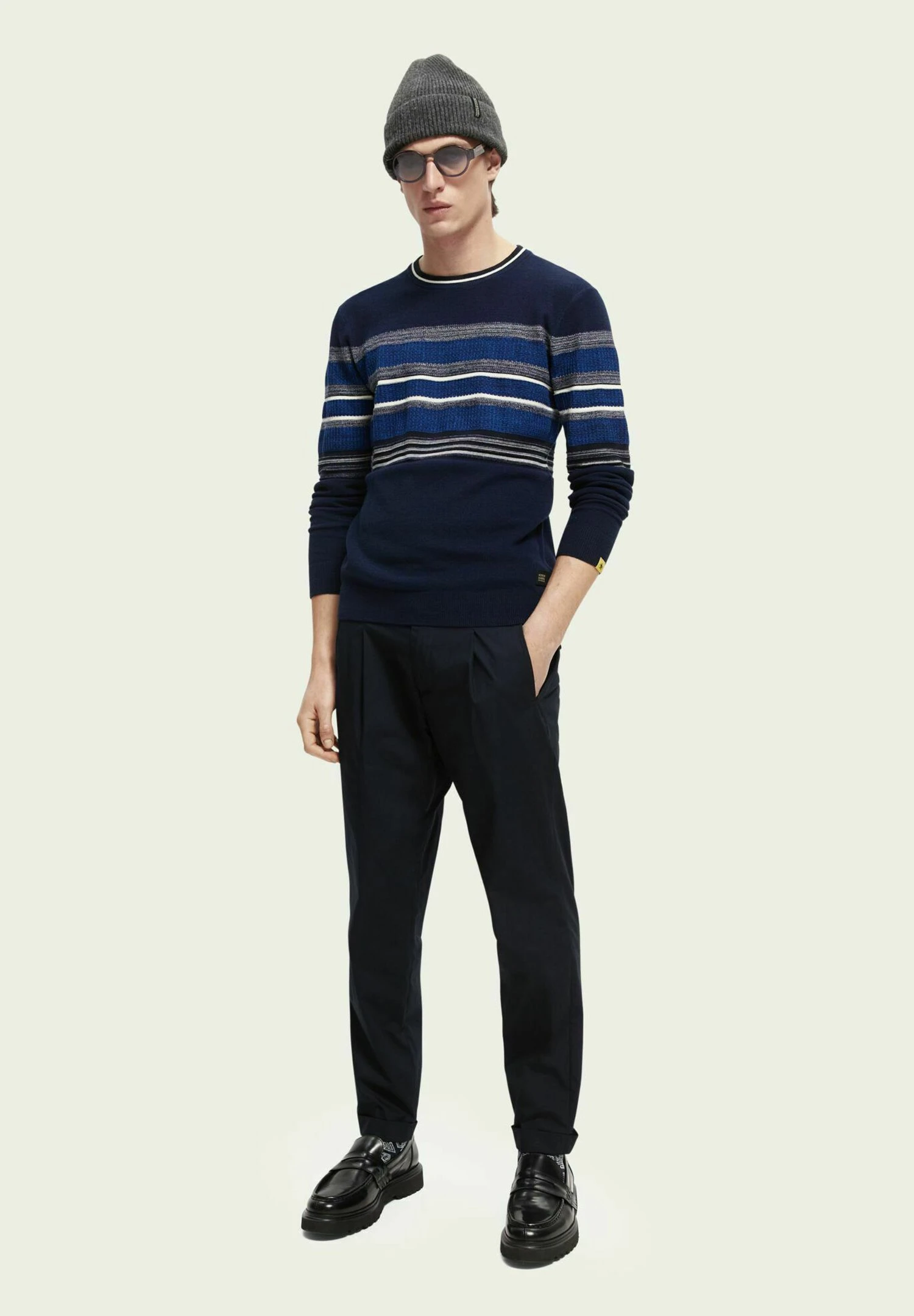 Scotch & Soda StructuredStriped Crewneck- Jersey De Punto - Combo A 4 Scotch & Soda StructuredStriped Crewneck- Jersey De Punto - Combo A - Imagen 2