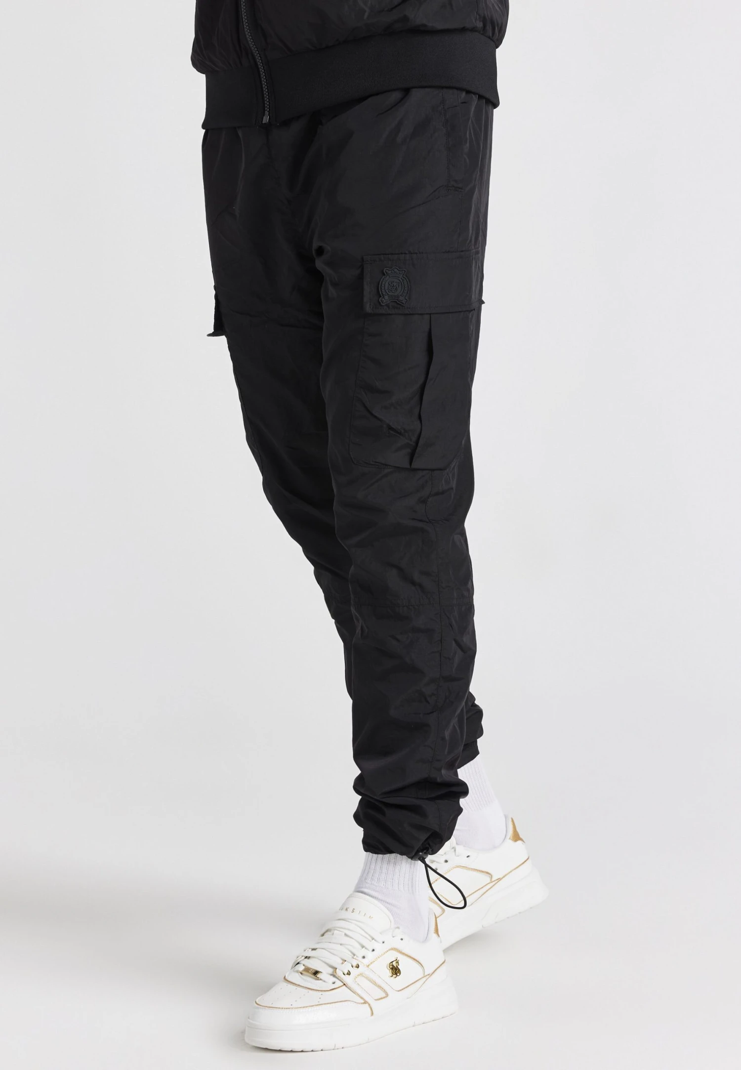 SikSilk Combat Pants - Pantalones - Black 3 SikSilk Combat Pants - Pantalones - Black