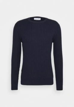 Selected Homme Slhberg Cable Crew Neck B Noos - Jersey De Punto - Navy Blazer Melange 14 Selected Homme Slhberg Cable Crew Neck B Noos - Jersey De Punto - Navy Blazer Melange -Blen Ropa Comercio a60a66f93027470faabecfae13bda2fd
